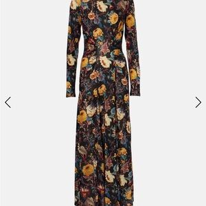 Ulla Johnson Multicolor Floral Long Sleeve Dress